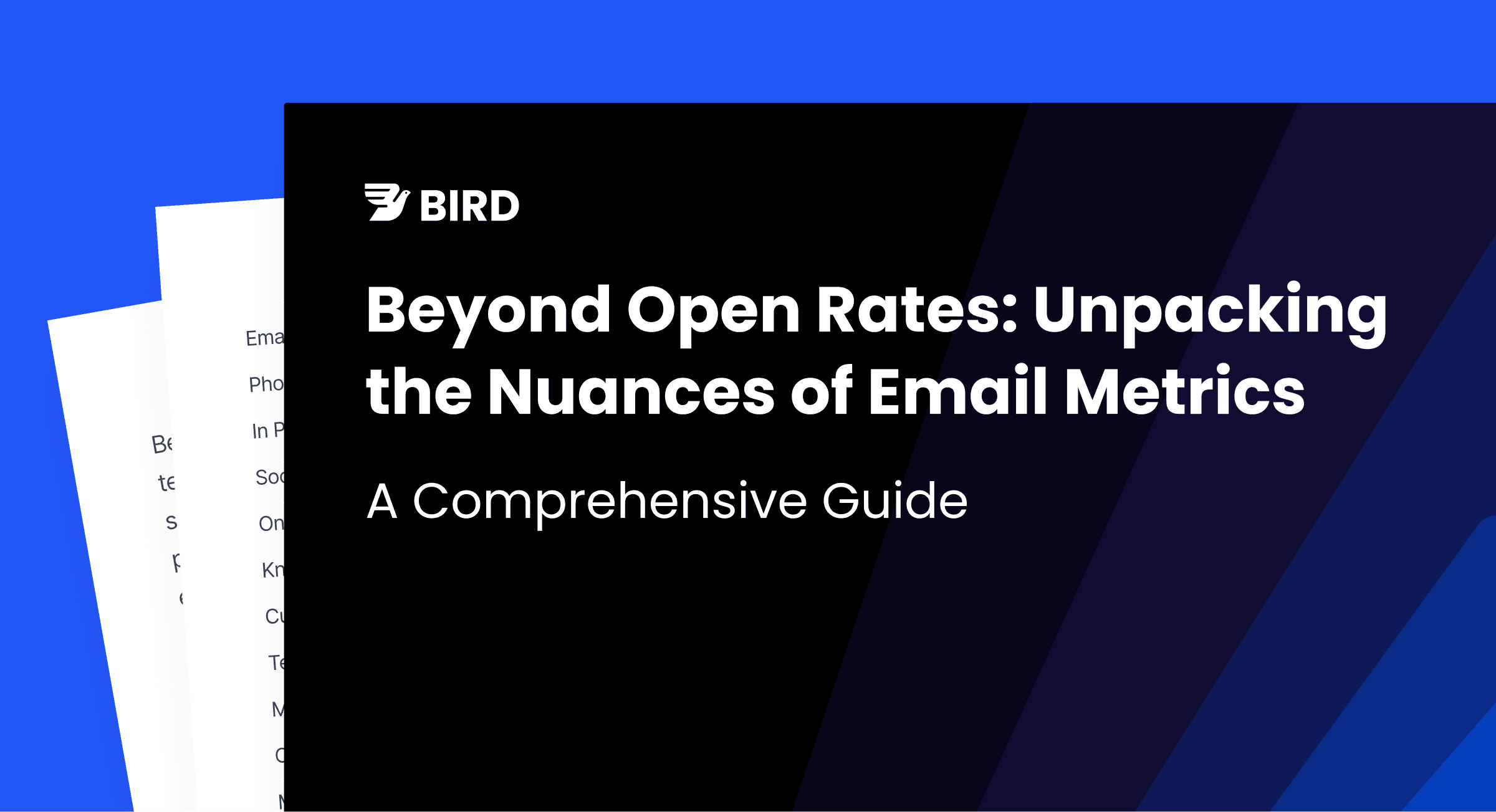 Email metrics guidebook