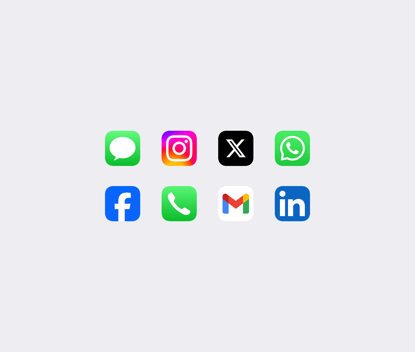 Bird platform showing integration options with popular apps including Instagram, WhatsApp, Facebook, and LinkedIn.