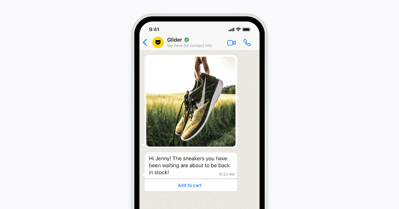 Message announces their restock.