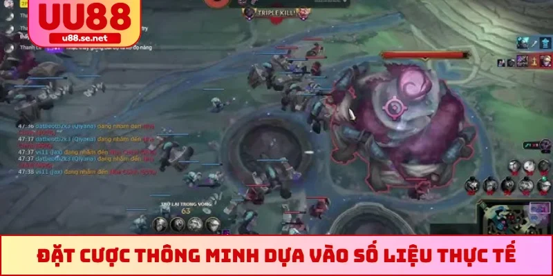 Đặt cược thông minh dựa vào số liệu thực tế