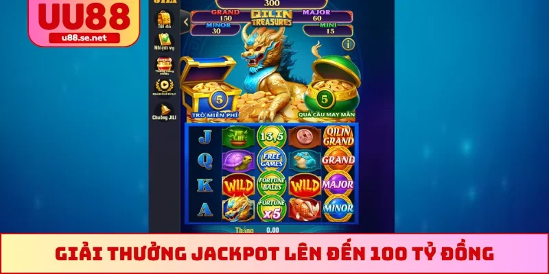 Giải thưởng Jackpot lên đến 100 tỷ đồng