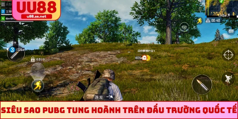 Siêu sao PUBG tung hoành trên đấu trường quốc tế