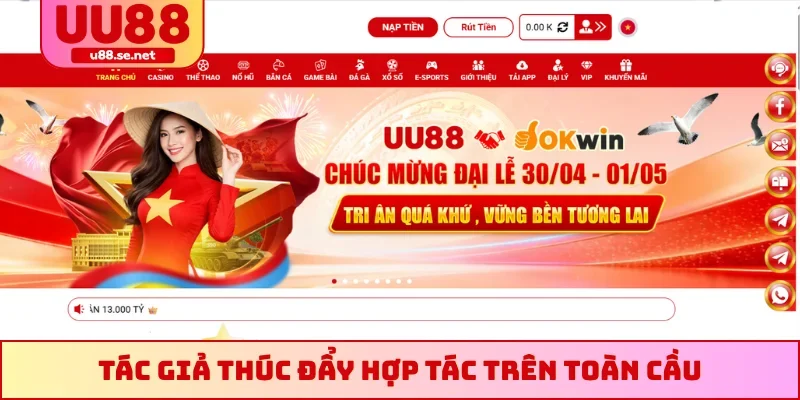 Tác giả thúc đẩy hợp tác trên toàn cầu